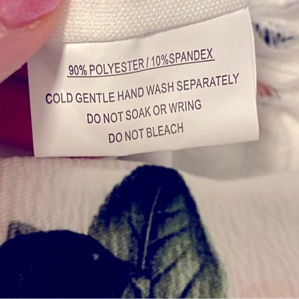 Size 6 NWT WIDE STRAP FLOUNCE FLORAL WHITE DRESS - Picture 10 of 11